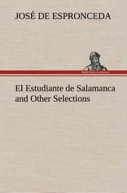 Cover von El Estudiante de Salamanca and Other Selections