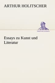 Cover von Essays zu Kunst und Literatur