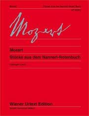 Cover von Stücke aus dem Nannerl-Notenbuch