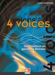 Cover von 4 voices - Das Chorbuch für gemischte Stimmen