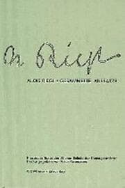 Cover von Klassische Texte der Wiener Schule der Kunstgeschichte / I. Abteilung / Gesammelte Aufsätze