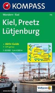 Cover von KOMPASS Wanderkarte Kiel - Preetz - Lütjenburg