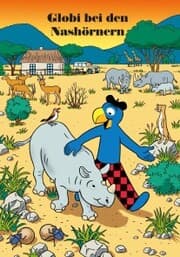 Cover von Globi bei den Nashörnern