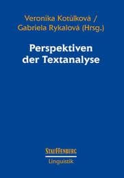 Cover von Perspektiven der Textanalyse