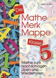 Cover von Die Mathe-Merk-Mappe Klasse 5
