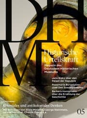 Cover von Historische Urteilskraft: Koloniales und antikoloniales Denken