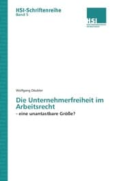 Cover von Die Unternehmerfreiheit im Arbeitsrecht