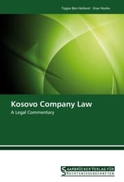 Cover von Kosovo Company Law