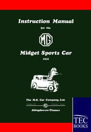 Cover von Instruction Manual for the MG Midget Sports Car