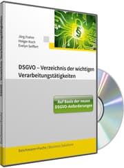 Cover von CD-ROM DSGVO-Verzeichnis der wichtigen Verarbeitungstätigkeiten 2024