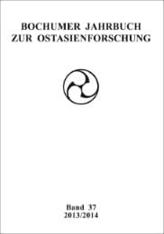 Cover von Bochumer Jahrbuch zur Ostasienforschung