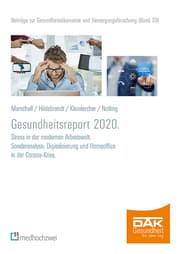 Cover von DAK Gesundheitsreport 2020