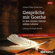 Cover von Gespräche mit Goethe in den letzten Jahren seines Lebens
