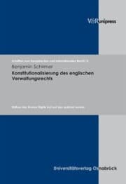 Cover von Konstitutionalisierung des englischen Verwaltungsrechts