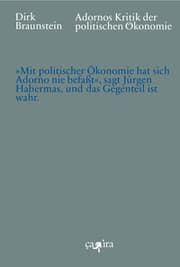 Cover von Adornos Kritik der politischen Ökonomie