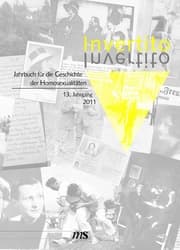Cover von Invertito. Jahrbuch für die Geschichte der Homosexualitäten / Invertito. 13. Jahrgang 2011
