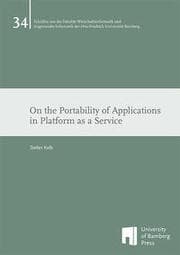 Cover von On the Portability of Applications in Platform as a Service