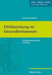 Cover von Ethikberatung im Gesundheitswesen