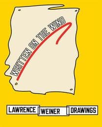 Cover von Lawrence Weiner.Written on the wind