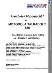 Cover von Motorola Talkabout 180-leicht-gemacht