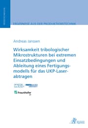 Cover von Wirksamkeit tribologischer Mikrostrukturen bei extremen