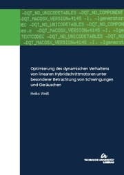 Cover von Optimierung des dynamischen Verhaltens von linearen Hybridschrittmotoren unter besonderer Betrachtung von Schwingungen und Geräuschen