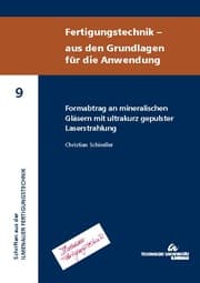 Cover von Formabtrag an mineralischen Gläsern mit ultrakurz gepulster Laserstrahlung