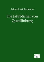 Cover von Die Jahrbücher von Quedlinburg