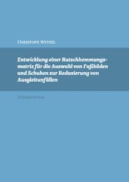 Cover von Entwicklung einer Rutschhemmungsmatrix für die Auswahl von Fußböden und Schuhen zur Reduzierung von Ausgleitunfällen