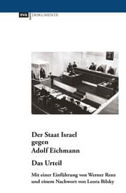 Cover von Der Staat Israel gegen Adolf Eichmann. Das Urteil