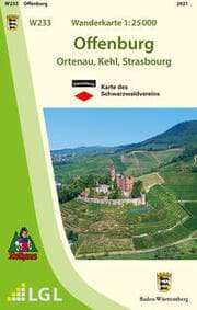 Cover von W233 Wanderkarte 1:25 000 Offenburg