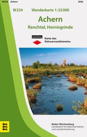 Cover von W234 Wanderkarte 1:25 000 Achern