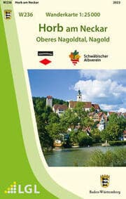 Cover von W236 Wanderkarte 1:25 000 Horb am Neckar