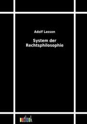Cover von System der Rechtsphilosophie