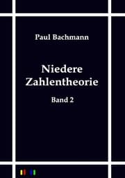 Cover von Niedere Zahlentheorie