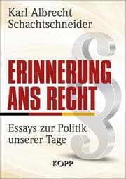 Cover von Erinnerung ans Recht
