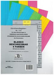 Cover von DürckheimRegister® Nr. 715, JurTab, Blanko/bunt