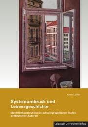 Cover von Systemumbruch und Lebensgeschichte