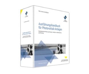 Cover von Ausführungshandbuch für Photovoltaik-Anlagen