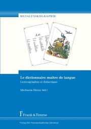 Cover von Le dictionnaire maître de langue