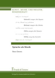 Cover von Sprache als Musik