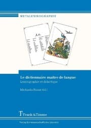 Cover von Le dictionnaire maître de langue
