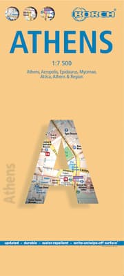 Cover von Athens, Athen, Borch Map