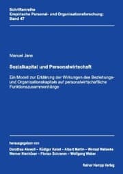 Cover von Sozialkapital und Personalwirtschaft
