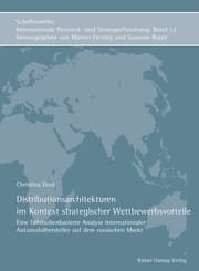 Cover von Distributionsarchitekturen im Kontext strategischer Wettbewerbsvorteile