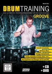 Cover von Drum Training Groove + CD + DVD