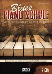 Cover von Blues Piano Schule mit 2 CDs
