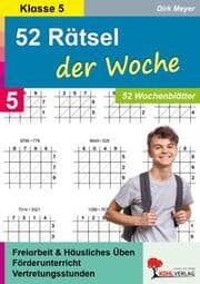 Cover von 52 Rätsel der Woche / Klasse 5