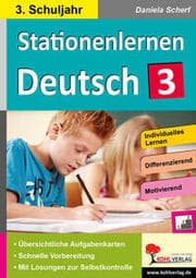 Cover von Stationenlernen Deutsch / Klasse 3