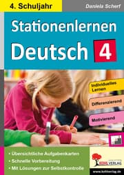 Cover von Stationenlernen Deutsch, Klasse 4